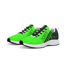 Load image into Gallery viewer, Striker 25s Black Logo & Neon Green Adult EVA Mesh Walking Running Shoes