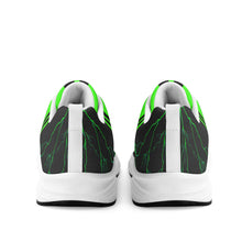 Load image into Gallery viewer, Striker 25s Black Logo & Neon Green Adult EVA Mesh Walking Running Shoes