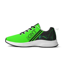 Load image into Gallery viewer, Striker 25s Black Logo & Neon Green Adult EVA Mesh Walking Running Shoes