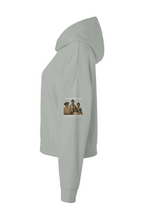 Load image into Gallery viewer, Ancestors+ Latino Family White Logo hip height hoodie
