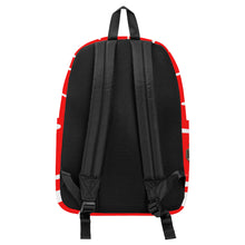 Load image into Gallery viewer, Ancestors+ Italian, Family, White Logo, Drip & Red Cotton Backpack