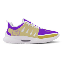 Load image into Gallery viewer, Royalty 24 Purple ,Gold Logo & Stripes Unisex New Training Runing Shoes