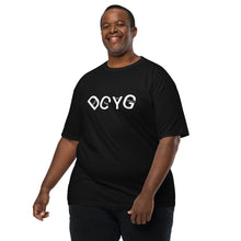 Load image into Gallery viewer, DCYG UL White logo & Black Men’s premium heavyweight tee