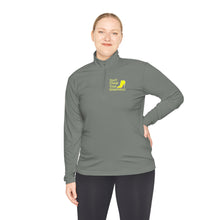 Load image into Gallery viewer, DCYG Yellow Red Bottoms Unisex Quarter-Zip Pullover
