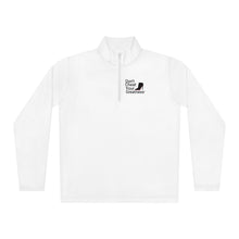 Load image into Gallery viewer, DCYG Black Red Bottoms Unisex Quarter-Zip Pullover
