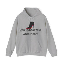 Load image into Gallery viewer, DCYG Black Red Bottoms Heavy Blend™ Hooded Sweatshirt
