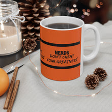 Load image into Gallery viewer, DCYG NERDS Black Logo Ceramic Coffee Cups, 11oz, 15oz
