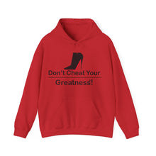 Load image into Gallery viewer, DCYG Black Red Bottoms Heavy Blend™ Hooded Sweatshirt
