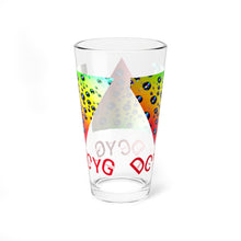 Load image into Gallery viewer, DCYG Orange &amp; Yellow Mixing Glass, 16oz
