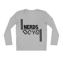 Load image into Gallery viewer, DCYG NERDS Black Logo  Long Sleeve Shirt
