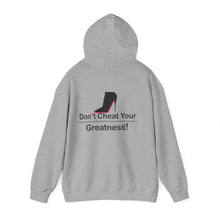 Load image into Gallery viewer, DCYG Black Red Bottoms Heavy Blend™ Hooded Sweatshirt
