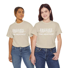 Load image into Gallery viewer, DCYG FX Baddies White Logo Heavy Cotton Tee
