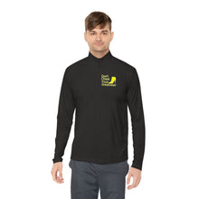Load image into Gallery viewer, DCYG Yellow Red Bottoms Unisex Quarter-Zip Pullover
