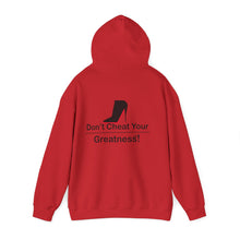 Load image into Gallery viewer, DCYG Black Red Bottoms Heavy Blend™ Hooded Sweatshirt

