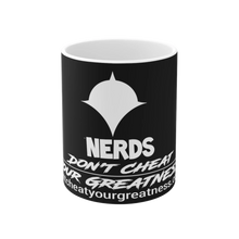 Load image into Gallery viewer, DCYG NERDS White Logo 2.0 Mug 11oz
