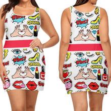 Load image into Gallery viewer, Womens Elegant Sleeveless Mini Dress
