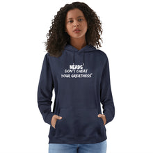 Load image into Gallery viewer, DCYG NERDS White Logo Adult Cotton Hoodie
