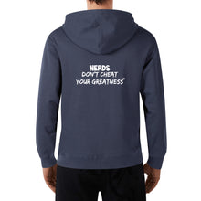 Load image into Gallery viewer, DCYG NERDS White Logo Adult Cotton Hoodie
