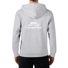 Load image into Gallery viewer, DCYG NERDS White Logo Adult Cotton Hoodie
