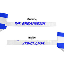 Load image into Gallery viewer, DCYG Xclusive Blue &amp; White   Umbrella Printing Outside
