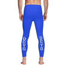Load image into Gallery viewer, DCYG Xclusive Blue &amp; White  Mens  Leggings &amp; Running Tights
