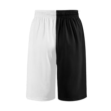 Load image into Gallery viewer, DCYG Mens Black  &amp; White  Mesh Basketball Shorts &amp; Running Short Pants
