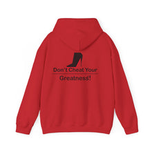 Load image into Gallery viewer, DCYG Black Red Bottoms Heavy Blend™ Hooded Sweatshirt
