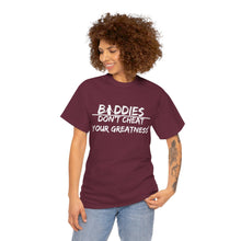 Load image into Gallery viewer, DCYG FX Baddies White Logo Heavy Cotton Tee
