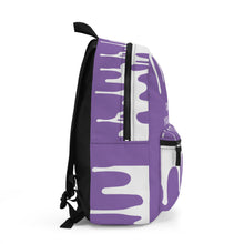 Load image into Gallery viewer, DCYG DRIP 24 White logo &amp; Light Purple  Backpack
