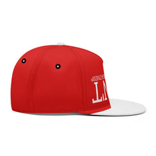 Load image into Gallery viewer, UX White Logo Red &amp; White Snapbacks
