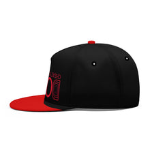 Load image into Gallery viewer, UX Red Logo Black &amp; Red Snapbacks
