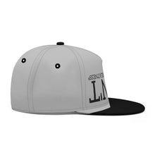 Load image into Gallery viewer, UX Black Logo Silver &amp; Black Snapbacks
