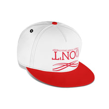Load image into Gallery viewer, UX White Logo Red &amp; White Snapbacks
