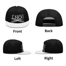 Load image into Gallery viewer, UX White Logo Black &amp; White Snapbacks
