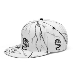 SWAN Black Dragon Log, Black Lightning & White  Snapbacks