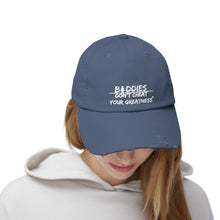 Load image into Gallery viewer, DCYG FX White Logo Distressed Cap
