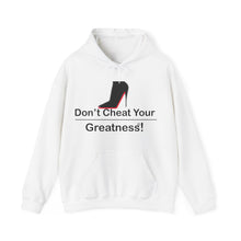 Load image into Gallery viewer, DCYG Black Red Bottoms Heavy Blend™ Hooded Sweatshirt
