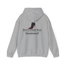 Load image into Gallery viewer, DCYG Black Red Bottoms Heavy Blend™ Hooded Sweatshirt
