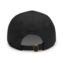 Load image into Gallery viewer, DCYG NERDS White Logo Dad Hat with Black Leather Patch
