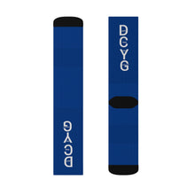 Load image into Gallery viewer, DCYG STX Blue &amp; White Socks
