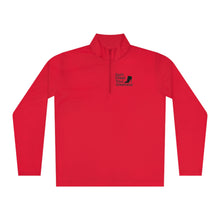 Load image into Gallery viewer, DCYG Black Red Bottoms Unisex Quarter-Zip Pullover
