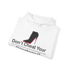 Load image into Gallery viewer, DCYG Black Red Bottoms Heavy Blend™ Hooded Sweatshirt
