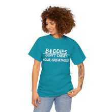 Load image into Gallery viewer, DCYG FX Baddies White Logo Heavy Cotton Tee
