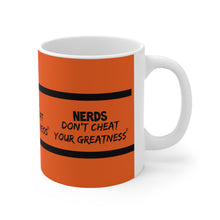 Load image into Gallery viewer, DCYG NERDS Black Logo Ceramic Coffee Cups, 11oz, 15oz
