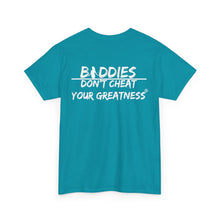 Load image into Gallery viewer, DCYG FX Baddies White Logo Heavy Cotton Tee
