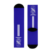 Load image into Gallery viewer, DCYG  White Phi Beta Sigma &amp; Blue Crew Socks (EU)

