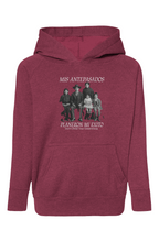 Load image into Gallery viewer, Ancestors+ Latino Family, White Logo Raglan Hooded Sweatshirt
