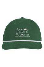 Load image into Gallery viewer, Ancestors Irish White Logo &amp; Green Class Cord Rope Cap
