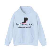 Load image into Gallery viewer, DCYG Black Red Bottoms Heavy Blend™ Hooded Sweatshirt
