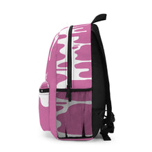 Load image into Gallery viewer, DCYG DRIP 24 White logo &amp; Light Pink Backpack
